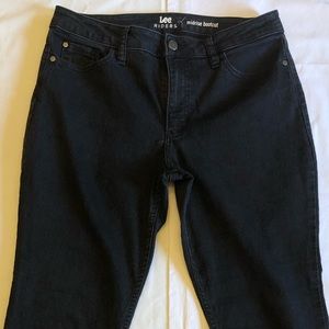 Lee Bootcut Black Denim Jeans Petite